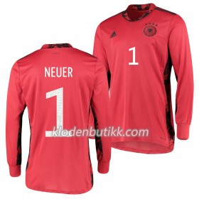 Tyskland Manuel Neuer 1 Keeper Hjemme Fotballdrakt Euro 2020 Langermet